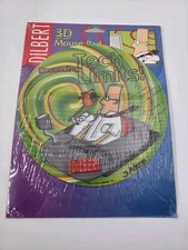 Vintage 1997 Dilbert 3D Mouse Pad Exceeding Tech Limits Sealed NOS Computer picture