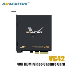 AVMATRIX VC42 4 Channel HDMI PCIE Video Capture Card 1080p60 FHD Video Recording picture