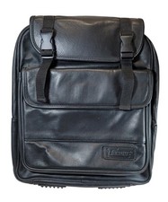 Targus CLC1 Genuine Leather Laptop Backpack Black M18 picture