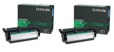 2 Genuine Factory Sealed Lexmark T654X80G High Yield Toner Cartridges T656 T654 picture