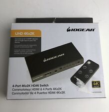 IOGEAR GHDSW4K4 4-Port 4K HDMI Switch With Remote picture
