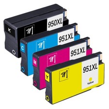 4pk 950XL 951XL Ink for HP OfficeJet Pro 8625 8600 8100 8615 8620 8610 8630 8616 picture