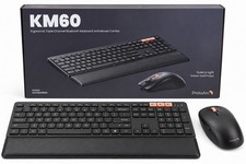 ProtoArc Wireless Keyboard and Mouse KM60 Full-Size Bluetooth Rechargeable Box picture