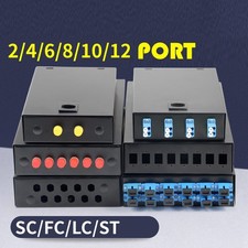 2/4/6/8/10/12 Ports Fiber Optic Terminal Box SC/FC/LC/ST SM Desktop Splice Box picture