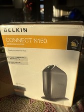New BELKIN Connect N150  150 Mbps 4-Port Wireless Router Easy Setup Sealed Box picture