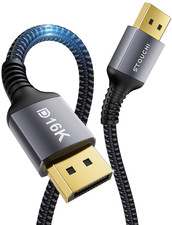 VESA Certified Displayport 2.1 Cable 10FT/3M, 54Gbps UHBR13.5 [16K 8K 4K@240Hz] picture