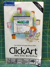 ClickArt Web Site Workshop 1998 Manual and Graphics Reference Book With CD picture