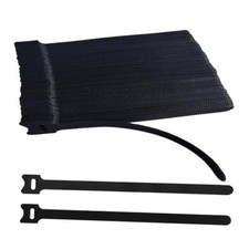 100 PCS 12 Inches Black Reusable Cable Ties,Multi-purpose 12inches-100PCS picture