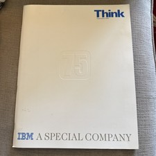 IBM 75th Anniversary September 1989 Think Special Edition A Special Company 84 p picture