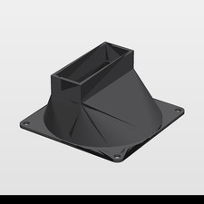 Fan Shroud Adapter for Nvidia Tesla T4 GPU 80mm Fan Cooling Duct picture