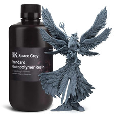 Upgraded 8K Standard 3D Printer Resin Space Grey 1000G picture