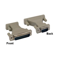 10PCS DB9 Male to DB25 Male AT Modem Adapter Converter Pin RS232 Shielded Molded picture