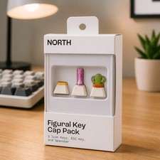 North Figural Key Cap Pack – 3 Icon Keys + ESC & Spacebar – MX Keyboard Caps picture