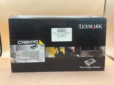 GENUINE Lexmark C748H1YG High Yield Yellow Toner Cartridge for use with C748 picture