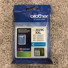 Genuine Brother LC3029C XXL Cyan High Yield Ink Cartridge Exp. 05/2025 SEALED picture