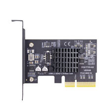 Cablecy USB3.2 Type-E 20Gbps Front Panel Socket to PCI-E 4X Express Card Adapter picture