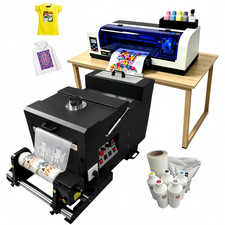 Printing size 33CM PET film Industrial-grade Dtf Printer with Powder Shaking picture
