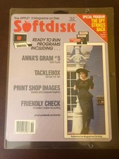 Softdisk #69 Apple II Magazine on Disk 1987 w/ 2 Disks Inserts & Sleeves picture