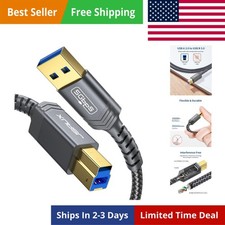 USB 3.0 Printer Cable, Type A Male to B 3.0 Male 6.6ft/2M USB 3.0 Type B Upst... picture