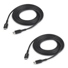 StarTech.com 2m (6.6ft) USB-C Cable 2 Pack, 60W 3A Type-C Charging 2m, Black picture