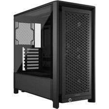 Mid-Tower ATX PC Gaming Computer Case Tempered Glass Side Panel USB Audio Black picture