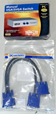 Tripp-Lite Manual VGA SVGA Input Output Splitter B112-002-R VGA Monitor Y Splitt picture
