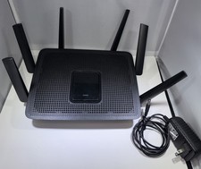Linksys Max-Stream AC4000 Tri-Band Wi-Fi Router EA9300 w adapter TESTED picture