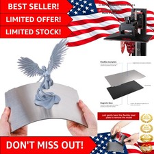 2 Pack Spring Steel 3D Printer Plates with Magnetic Base for Easy Use picture