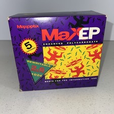 Maxoptix Formatted Erasable Optical Cartridge 2.6 GB NIB 3015385RW picture