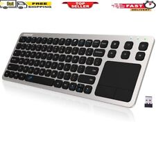 Wireless Keyboard with 2.4G Touchpad Mouse & Easy Media Control - Premium Touch  picture