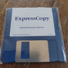 1989 EpressCopy Hard Disk Backup Computer Software 1, 3 1/2