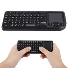 2.4GHz Wireless Touchpad Keyboard Ultra Mini USB Backlit Fits HTPC PS3/4 picture