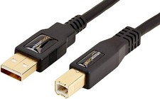 8 PACK Amazon Basics USB 2.0 Printer Cable - A-Male to B-Male Cord - 6 Feet  picture
