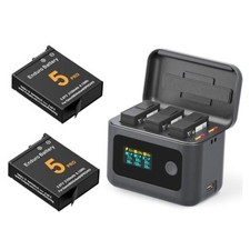 Osmo 360 Battery(2 Packs) with 24W Fast Basic Charger with 2 Batteries picture