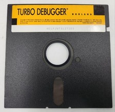 Borland Turbo Debugger Part #15LB-ASD03 BOR 0850 Help/Utilities 5.25