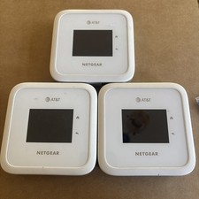 Lot of 3 NETGEAR Nighthawk M6 MR6110 AT&T 5G Hotspot Tested Power On picture