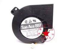 1PC Sanyo 9BAM24FC2-2 DC24V 0.49A 9733 3-wire printer cooling fan picture