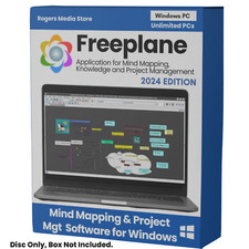 Freeplane Mind Mapping Knowledge & Project Management Software for Windows on CD picture