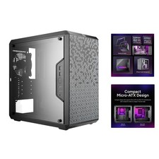 Master Box Q300L Mini-Tower: High Airflow Micro-ATX Case with Transparent Panel picture