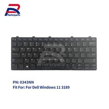 New For Dell Latitude 3180 3189 3190 3380 Laptop Non-Backlit US Keyboard 343NN picture