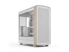 Fractal Design Summit Chalk White TG Light Oak PC Gaming Case - Tempered Glass S picture