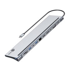 12-in-1 USB-C Docking Station, 4K Dual HDMI, VGA, 100W PD, Usb C Hub For Laptop. picture