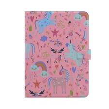 GEMS Kids Unicorns Universal Tablet Case Peach Orange Fits Up to 11