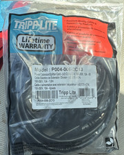 Tripp Lite P004-006-2C13 Splitter Cable 6ft C13 to C14 100-250V 10A Black picture