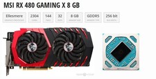 MSI AMD Radeon RX 480 Gaming X 8GB GDDR5 Graphics Card✅2x DP 2x HDMI DVI✅ picture
