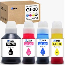 Printers Jack Compatible Canon GI-20 GI20 Refill Ink Bottles Kit for Canon PI... picture