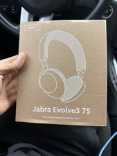 Brand New Jabra Evolve3 75 Wireless Bluetooth Headphones  Black Sealed Box picture