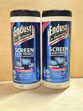 Lot 2-Endust For Electronics; Screen & Surface Cleaning Wipes, 70 Wipes Ea picture