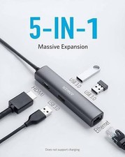 Anker USB-C Hub Adapter, 5-in-1 Power Expand + Model A8338 🔥New🔥 picture