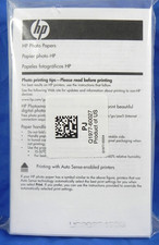 New & Sealed Pack of 100 HP Premium Plus Photo Papers, 6